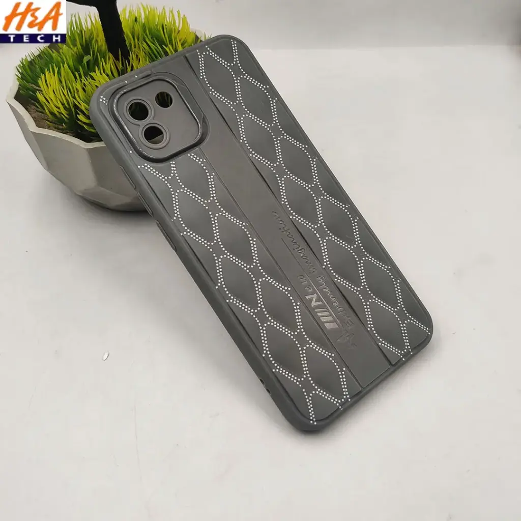 Samsung Galaxy A03 Soft Silicone Back Case (Gray) – Slim Fit Protection