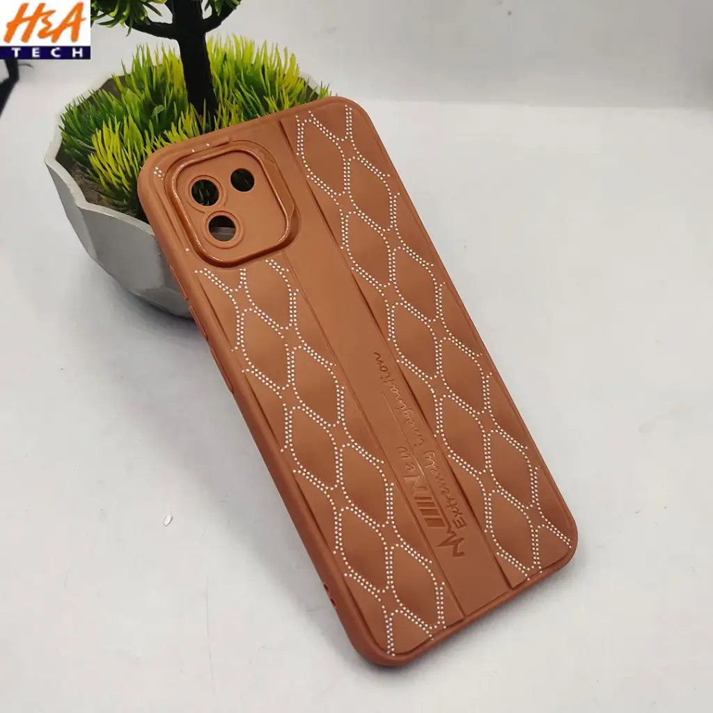 Samsung Galaxy A03 Soft Silicone Back Case (Brown) – Slim Everyday Protection