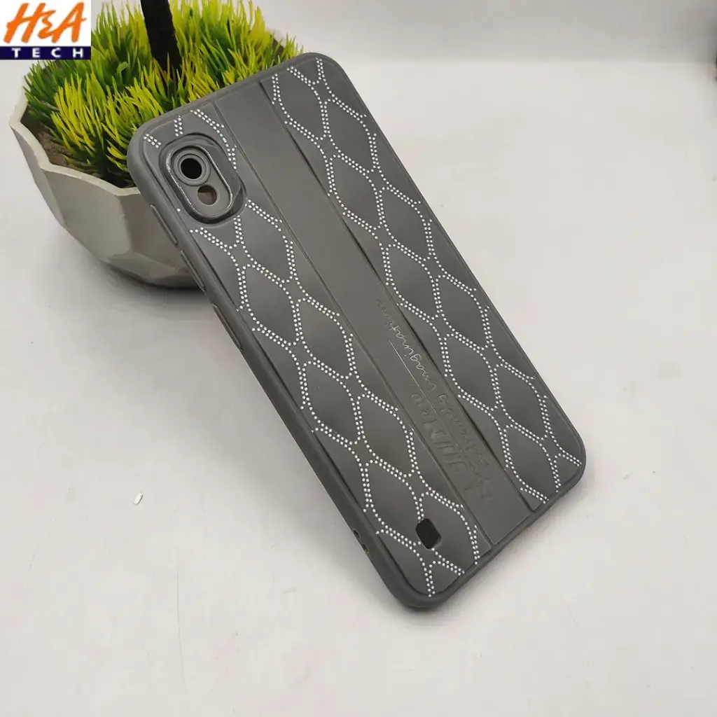 Samsung Galaxy A10|M10 New Soft Silicone Back Case (Gray)