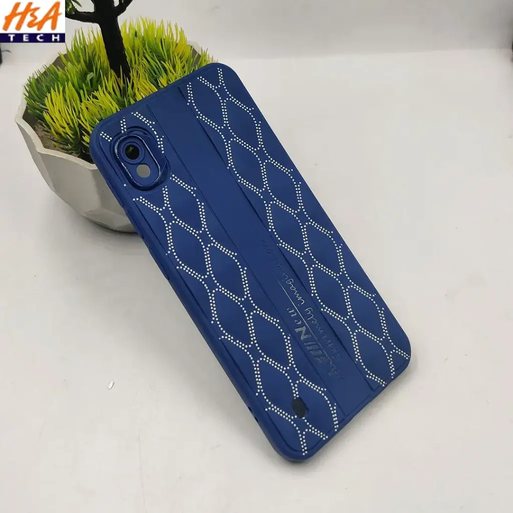Samsung Galaxy A10|M10 New Soft Silicone Back Case (Navy Blue)