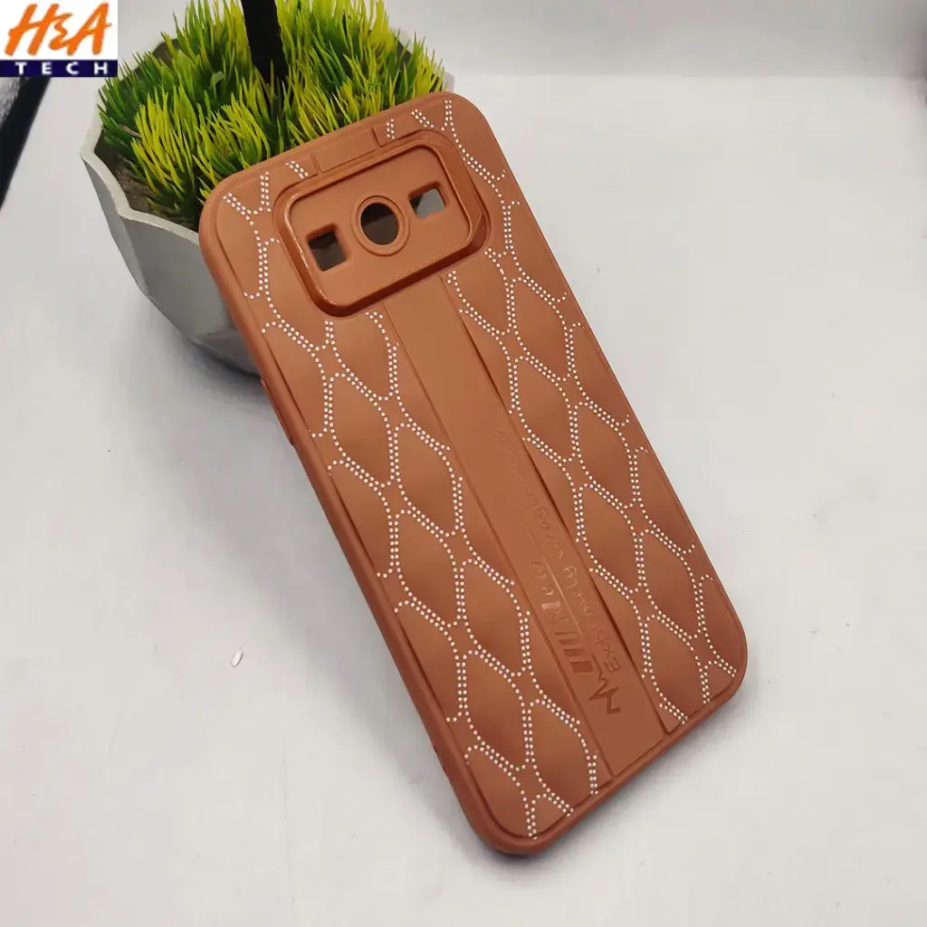 Samsung Galaxy J7 Soft Silicone Back Case (Brown) – Slim, Grippy & Protective