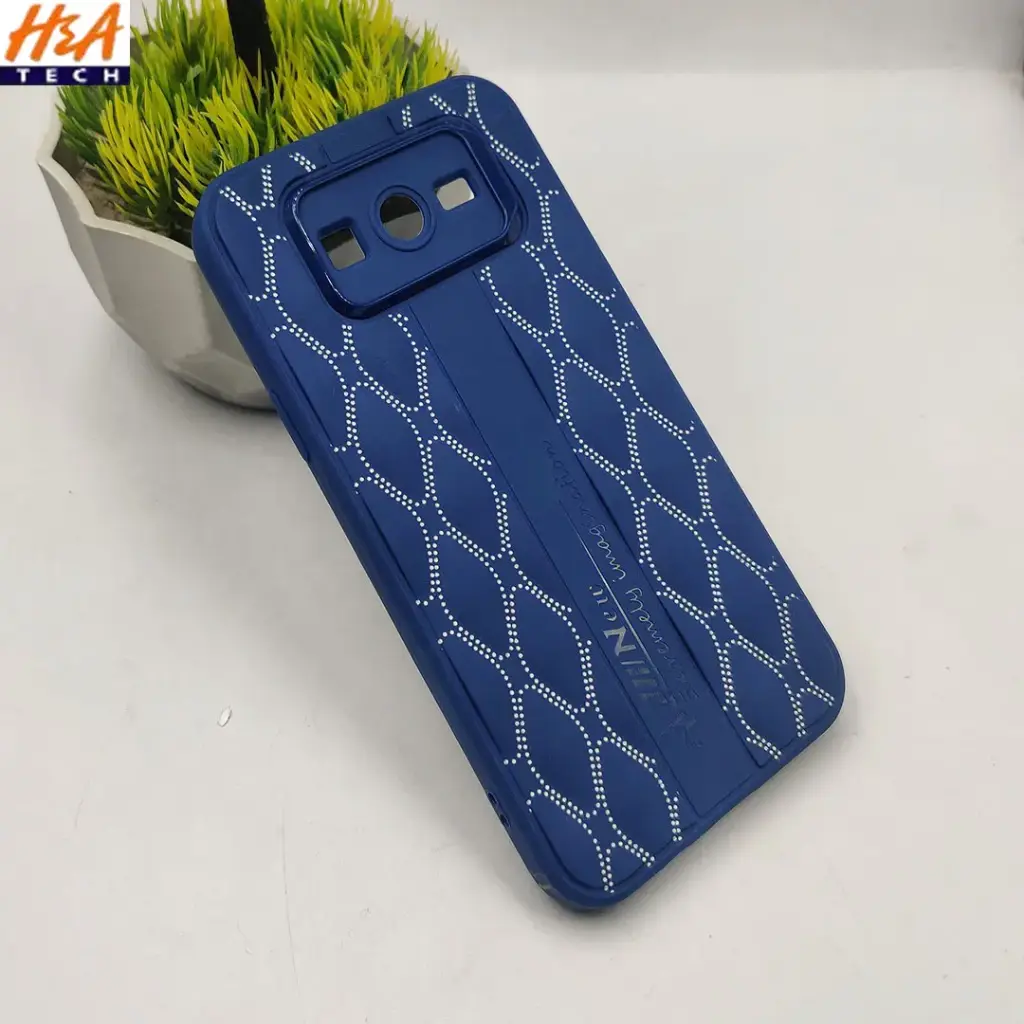 Samsung Galaxy J7 New Soft Silicone Back Case (Navy Blue)