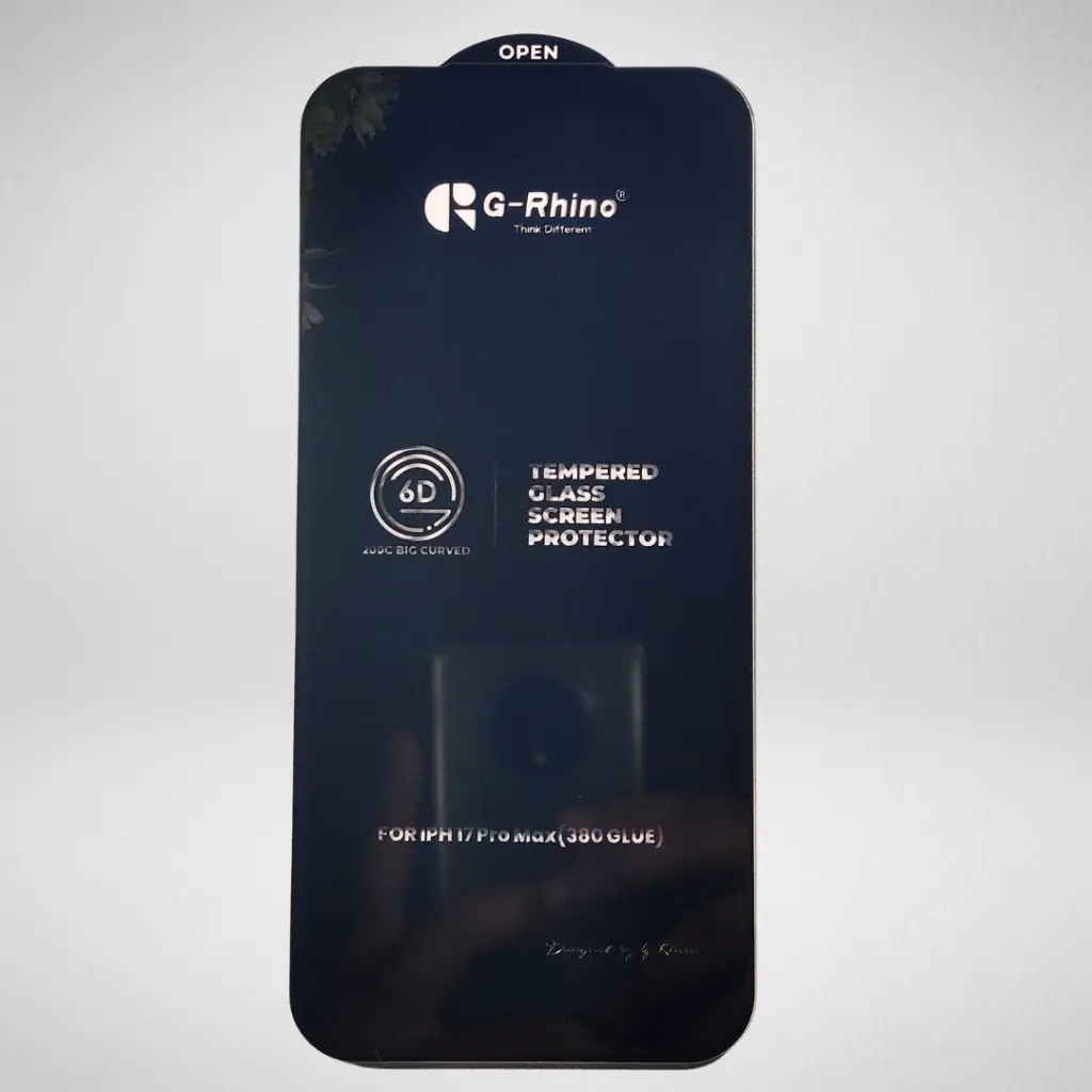 [PL6IP17PMX-6-2] iPhone 17 Pro Max G-Rhino Tempered Glass - Ultimate Screen Protection