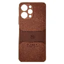 Xiaomi Redmi 12 Puloka Luxuary Leather Back Case (Brown)