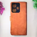 Xiaomi Redmi 13 4G|Note 13R|Poco M6 4G NMT Premium Luxuary Leather Book Case (Golden)