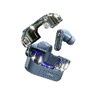 Ronin WARRIOR  R-7105 Wireless Bluetooth Earbuds ENC (BLUE)