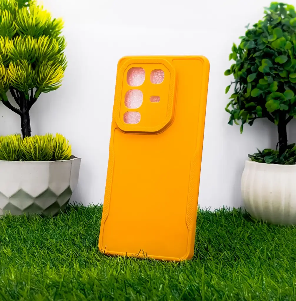 Infinix Note 50 4G Soft Silicone Back Case Yellow – Slim, Shock‑Absorbent, Stylish