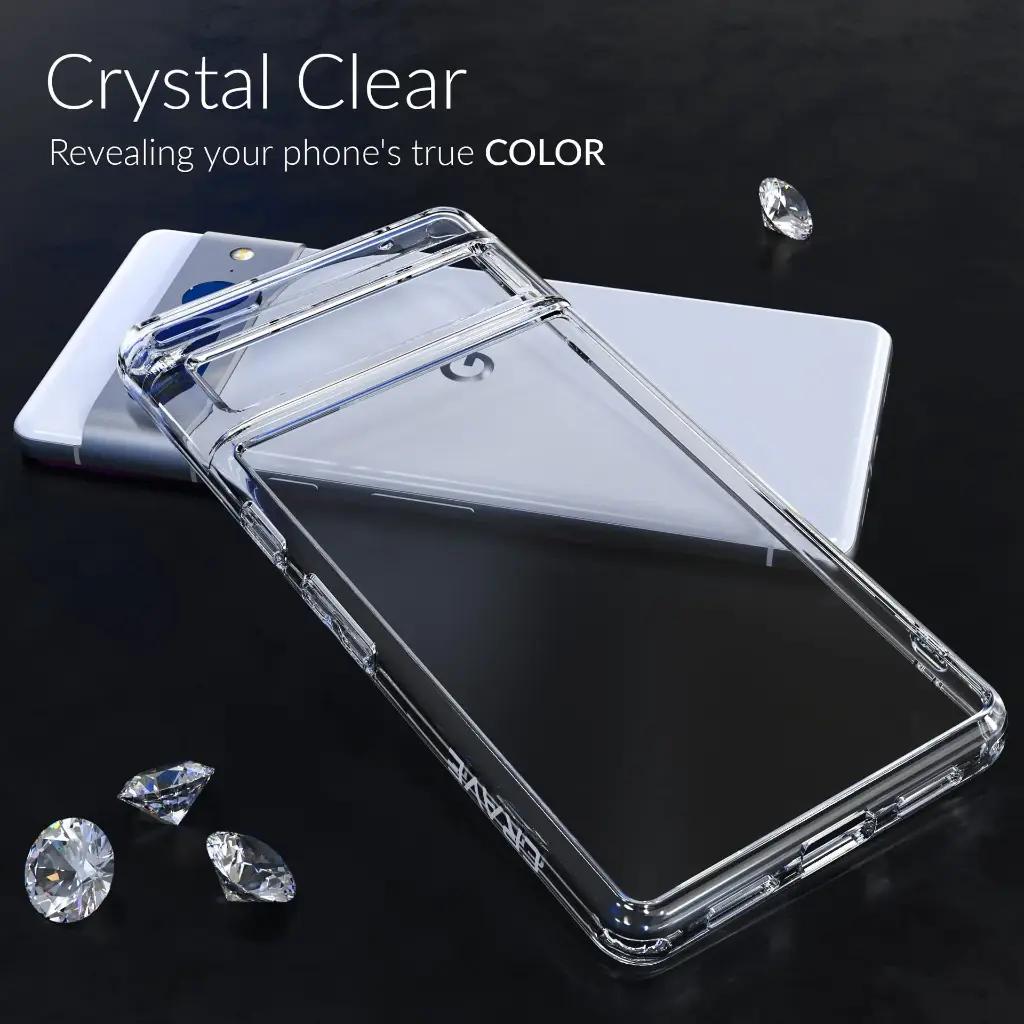 Google Pixel 7 Pro Transparent TPU Case – Baseus A+ Slim Clear Cover