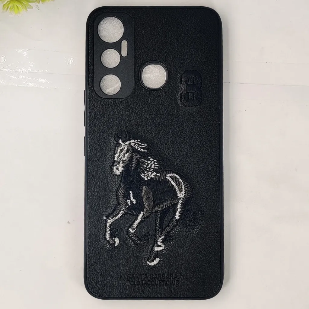 [PO43BIHOT11-2-2] Infinix Hot 11 Santa Barbara Polo Back Case (Black)