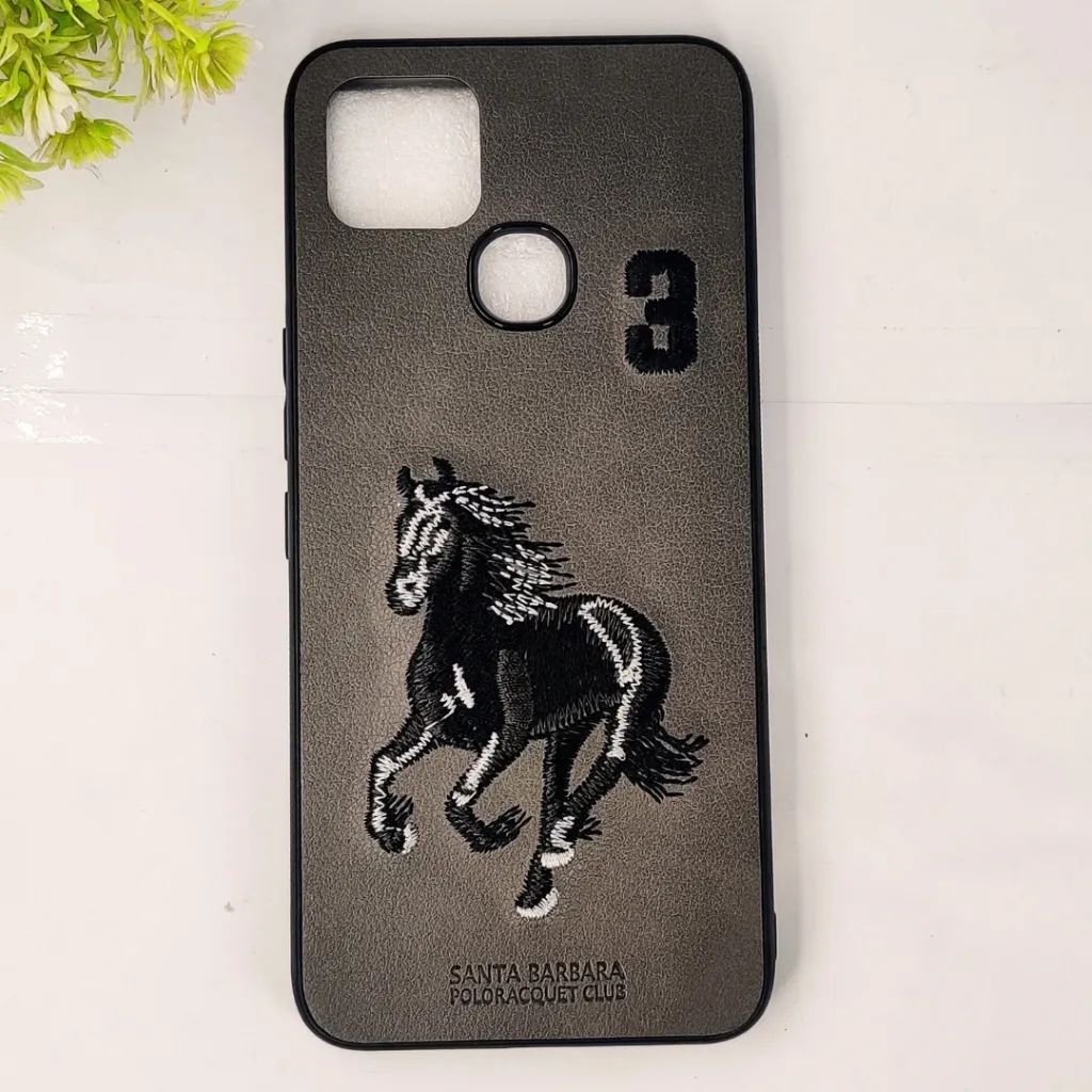 [PO43BIHOT10i-2-9] Infinix Hot 10i Santa Barbara Polo Back Case (Gray)