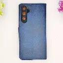 Samsung Galaxy A05|M14 5G NMT Premium Luxuary Leather Book Case (Navy Blue)