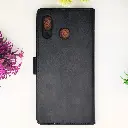 Samsung Galaxy A20|A30|M10s NMT Premium Luxuary Leather Book Case (Black)