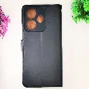 Xiaomi Redmi 13 4G|Note 13R|Poco M6 4G NMT Premium Luxuary Leather Book Case (Black)