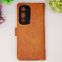 Infinix Hot 60 Pro Plus 4G NMT Premium Luxuary Leather Book Case (Golden)
