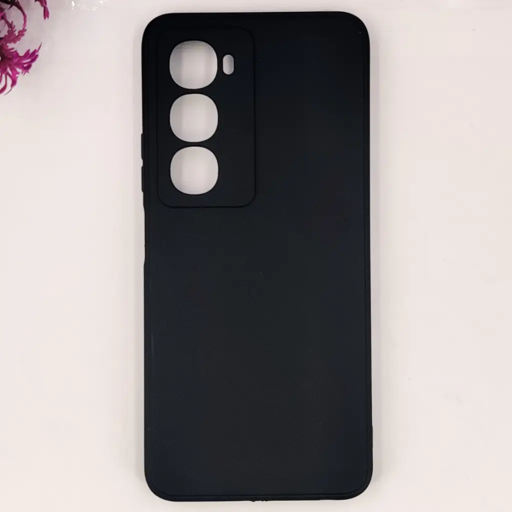 [PO4BITCITY100-4-2] iTel City 100 4G|A100 Matte Soft Silicone Paper Back Case (Black)