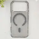 iPhone 17 Pro PC Transparent MagSafe Back Case (Natural Titanium)