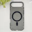 iPhone 17 Air PC Transparent MagSafe Back Case (Black)