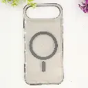 iPhone 17 Air PC Transparent MagSafe Back Case (Natural Titanium)