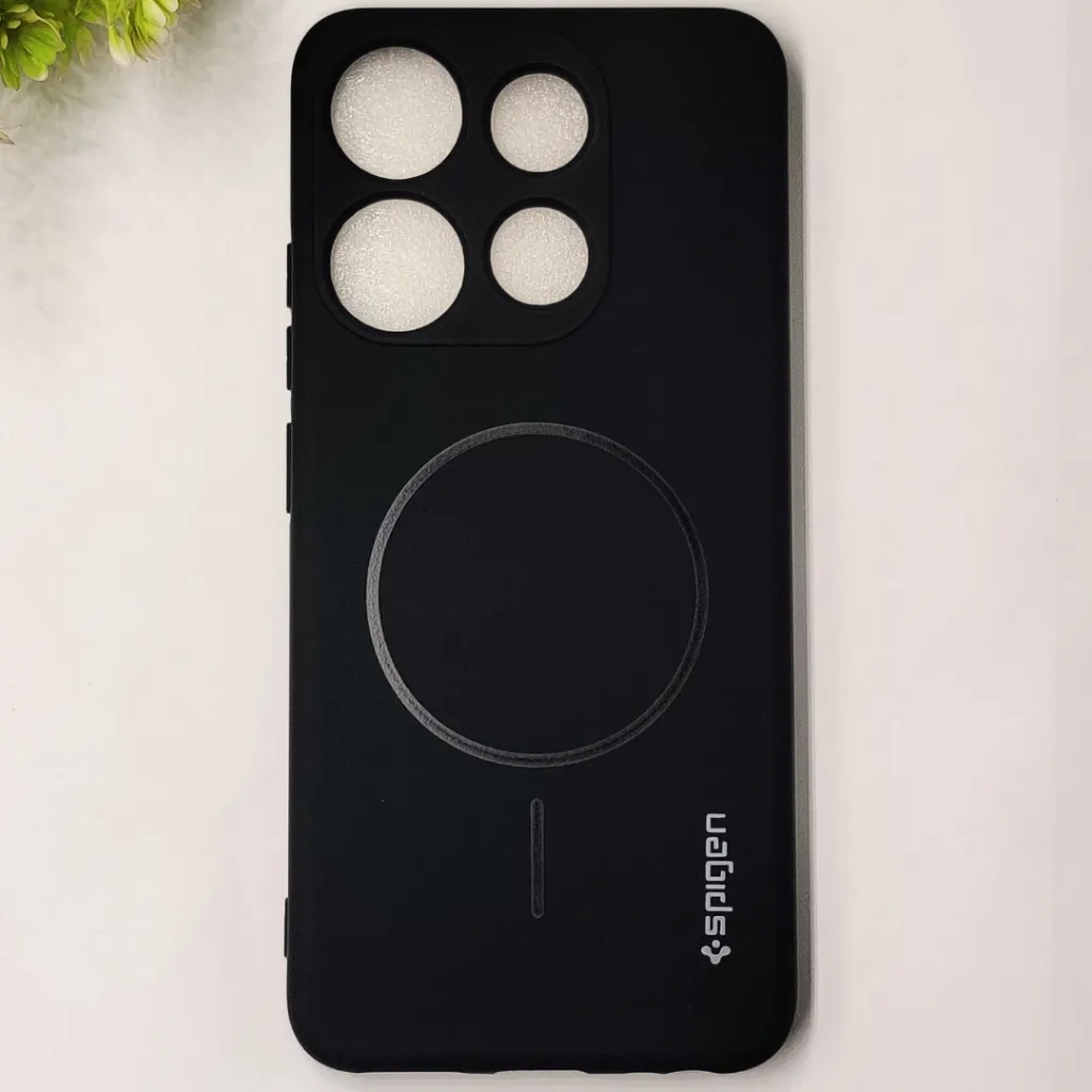 Infinix Smart 7|Tecno Pop 7|Pop 7 Pro|Spark Go 2023 Bow Ladies 3D Crystal Fancy Back Case (Black)