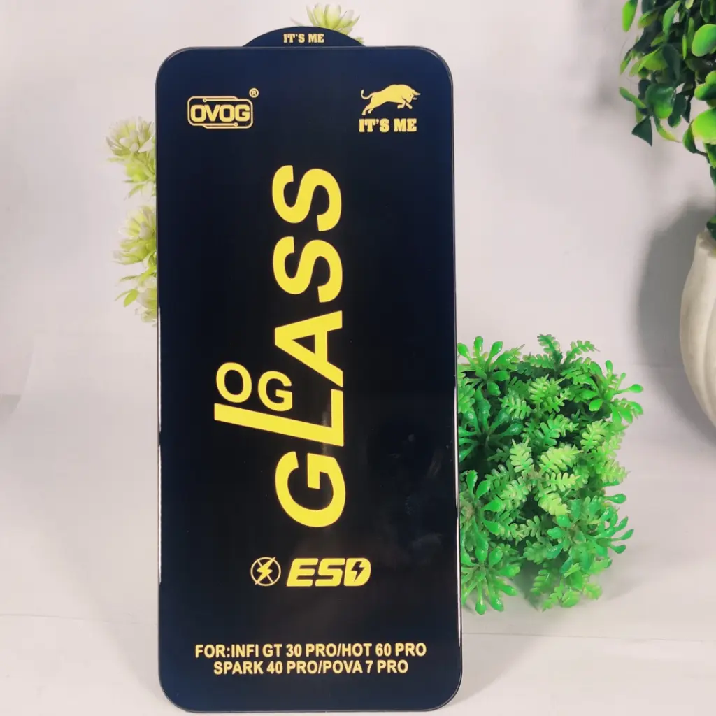 Infinix Hot 60 Pro|Tecno Spark 40 Pro OG Glass Protector