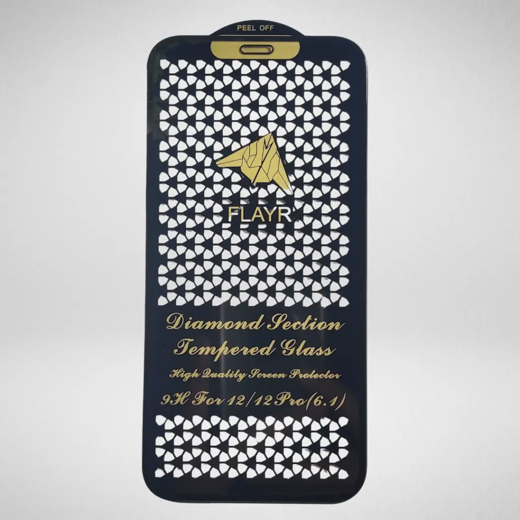[PL6IP12PR-5-2] Iphone 12 Pro | 12 Flayr Tempered Glass
