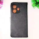 Oppo A5 Pro NMT Premium Luxuary Leather Book Case (Black)