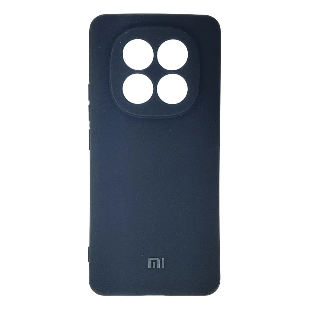 Xiaomi Redmi Note 14 Pro Plus 4G Official Soft Silky Back Case (Black)