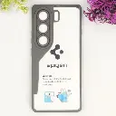 Tecno Camon 40 4G Color & Transparent Spigen Back Case (Titanium)