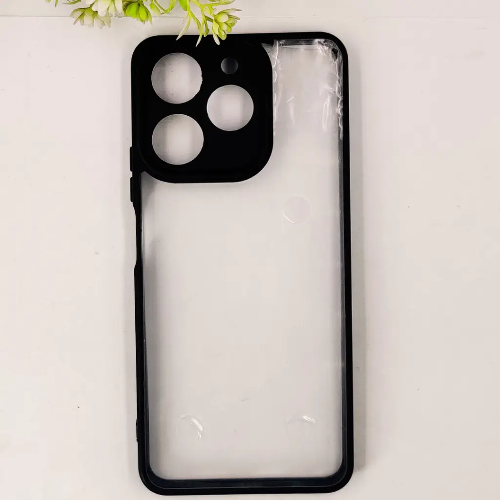 Oppo Realme Note 70 4GColor & Transparent Spigen Back Case (Black)