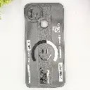 Infinix Hot 10i|Smart 5 Pro Soft Silicone Kick Case Printed Mobile Back Case (Gray)