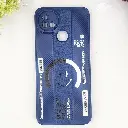 Infinix Hot 10i|Smart 5 Pro Soft Silicone Kick Case Printed Mobile Back Case (Navy Blue)