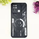 Infinix Note 11 & Note 12 G88 Soft Silicone Kick Case Printed Mobile Back Case (Gray)