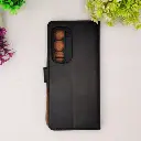 Infinix Hot 60 4G|Hot 60i 4G NMT Premium Luxuary Leather Book Case (Black)