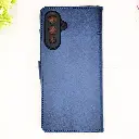 Samsung Galaxy A17 NMT Premium Luxuary Leather Book Case (Navy Blue)
