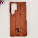 Samsung Galaxy S25 Ultra 3D Executive Brand Logo Back Case  (Brown)