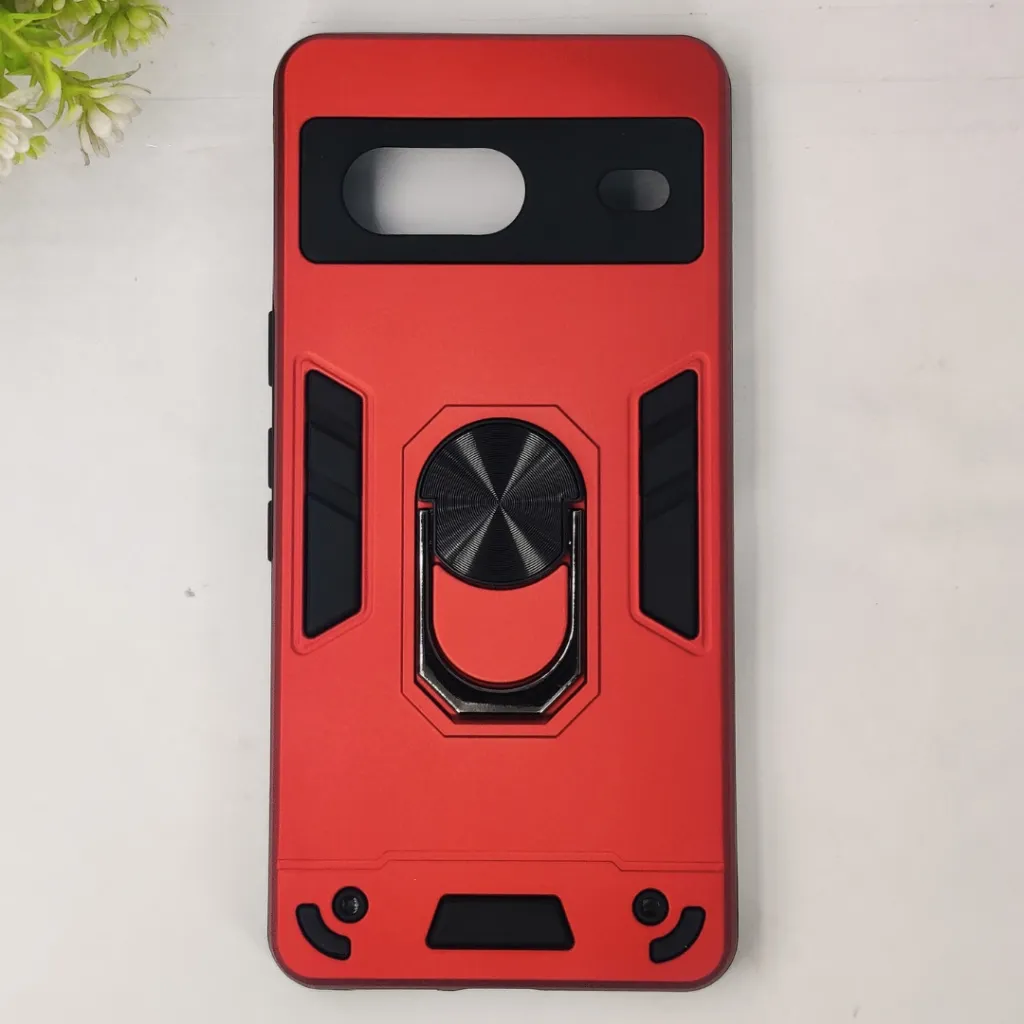 Google Pixel 7 Armour Back Case (RED)