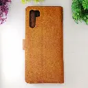 Oppo F15|Reno 3G|A91 NMT Premium Luxuary Leather Book Case (Golden)