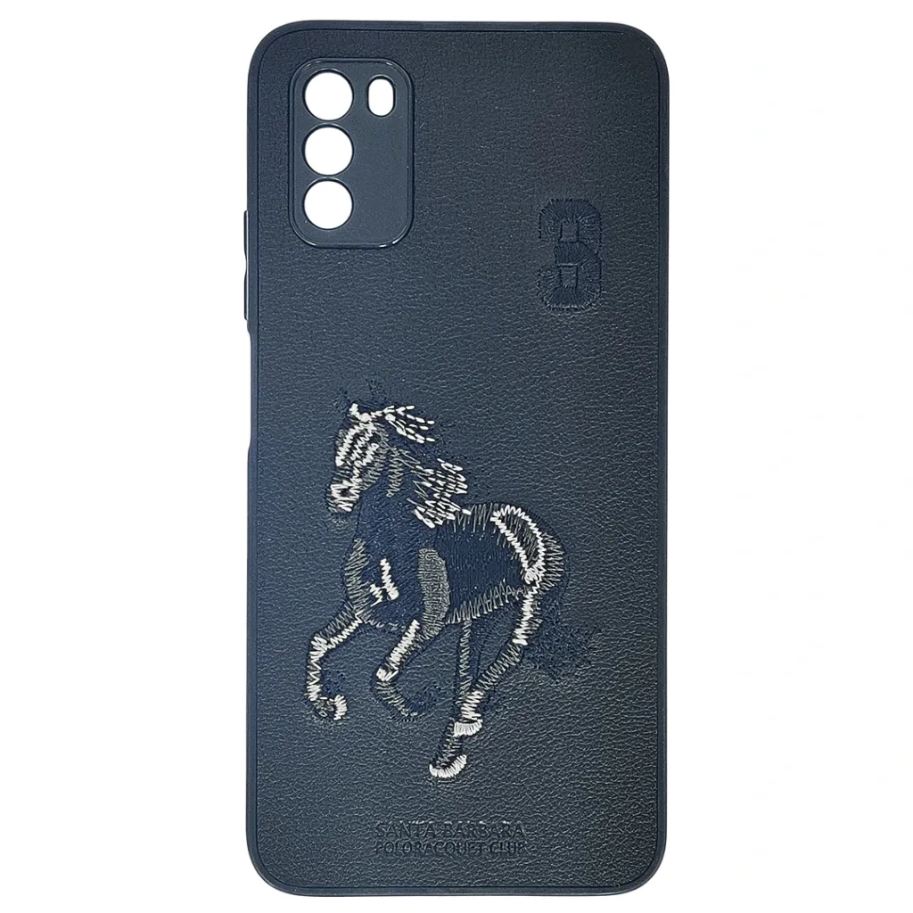 [PO43BMIPOCM3-2-2] Xiaomi Redmi Poco M3 Santa Barbara Polo & Racquet Club Back Case (Black