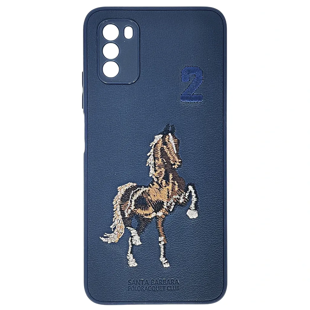 [PO43BMIPOCM3-2-17] Xiaomi Redmi Poco M3 Santa Barbara Polo & Racquet Club Back Case (Navy Blue)