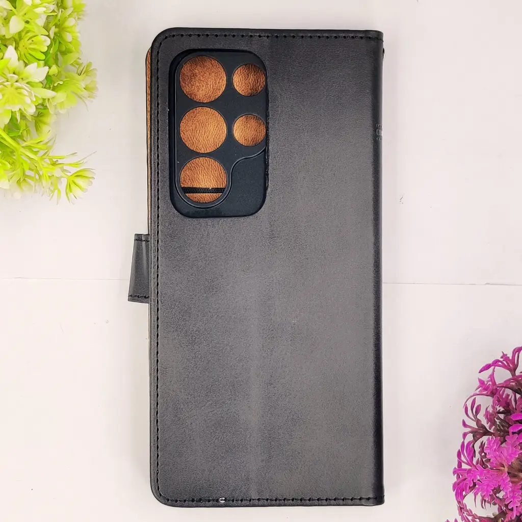 [PO42FBITS26U-4-2] iTel S26 Ultra NMT Premium Luxuary Leather Book Case (Black)