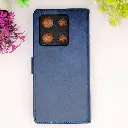 Infinix Note 30 Pro 4G NMT Premium Luxuary Leather Book Case (Navy Blue)