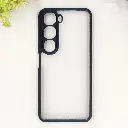 Vivo Y21D|Y31 5G Color Border Transparent iPaky Back Case (Black)