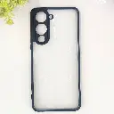 Vivo Y04 4G|Y19e 4G|Y29s 4G Color Border Transparent iPaky Back Case (Black)
