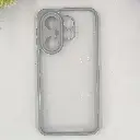 Vivo X200 FE|S30 Pro Mini 5G GN Color Border Transparent iPaky Back Case (Titanium)