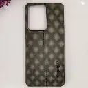 Oppo Realme 14 5G Spigen Hard Dotted Leather Back Case (Gray)