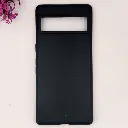 Google Pixel 7 Pro Matte Soft Silicone Paper Back Case (Black)