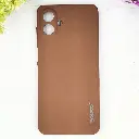 Samsung Galaxy A07 Eouro Official Soft Silky Back Case (Brown)