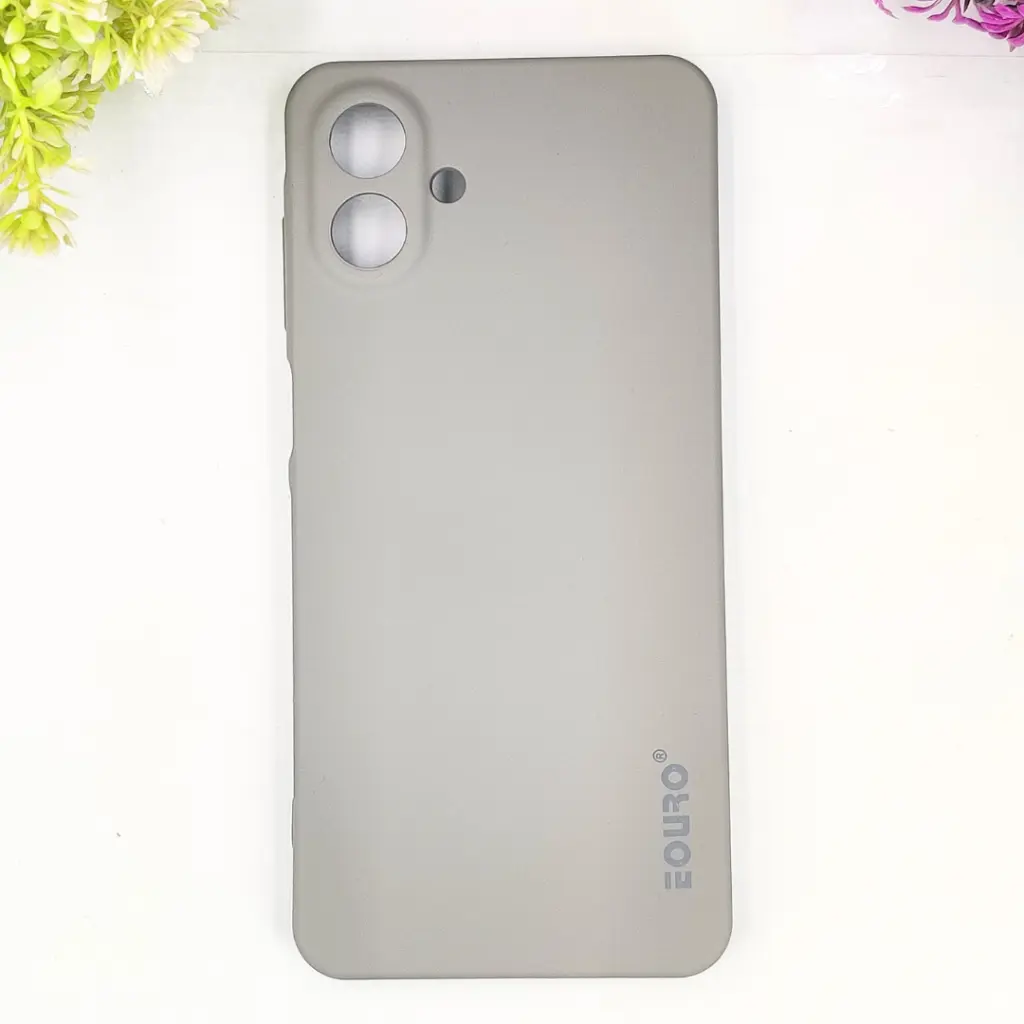 Samsung Galaxy A07 Eouro Official Soft Silky Back Case (Titanium)