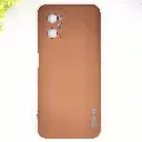 Oppo A76/A96 Eouro Official Soft Silky Back Case (Brown)
