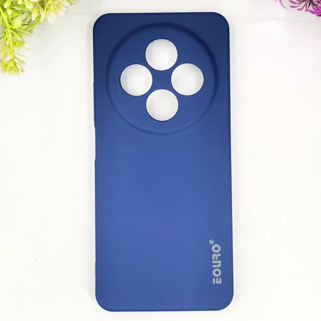 [PO23BMI14C-9-17] Xaiomi Redmi 14C|POCO C75 Eouro Official Soft Silky Back Case (Navy Blue)
